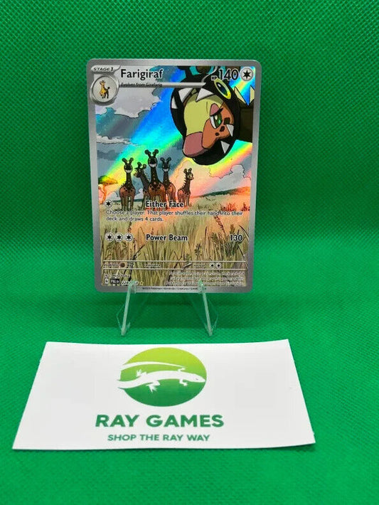 Pokémon TCG Farigiraf Paldea Evolved 228/193 Illustration Rare Holo LP