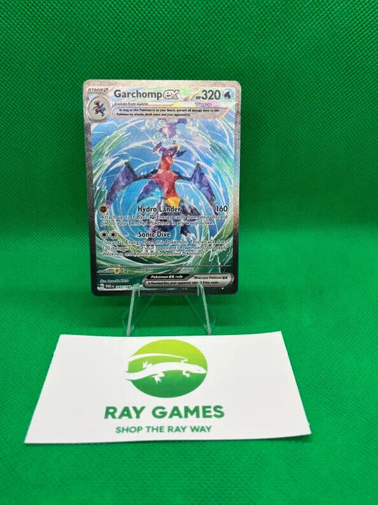 Pokémon TCG Garchomp ex 245/182 Paradox Rift Special Illustration Rare MP/DMG