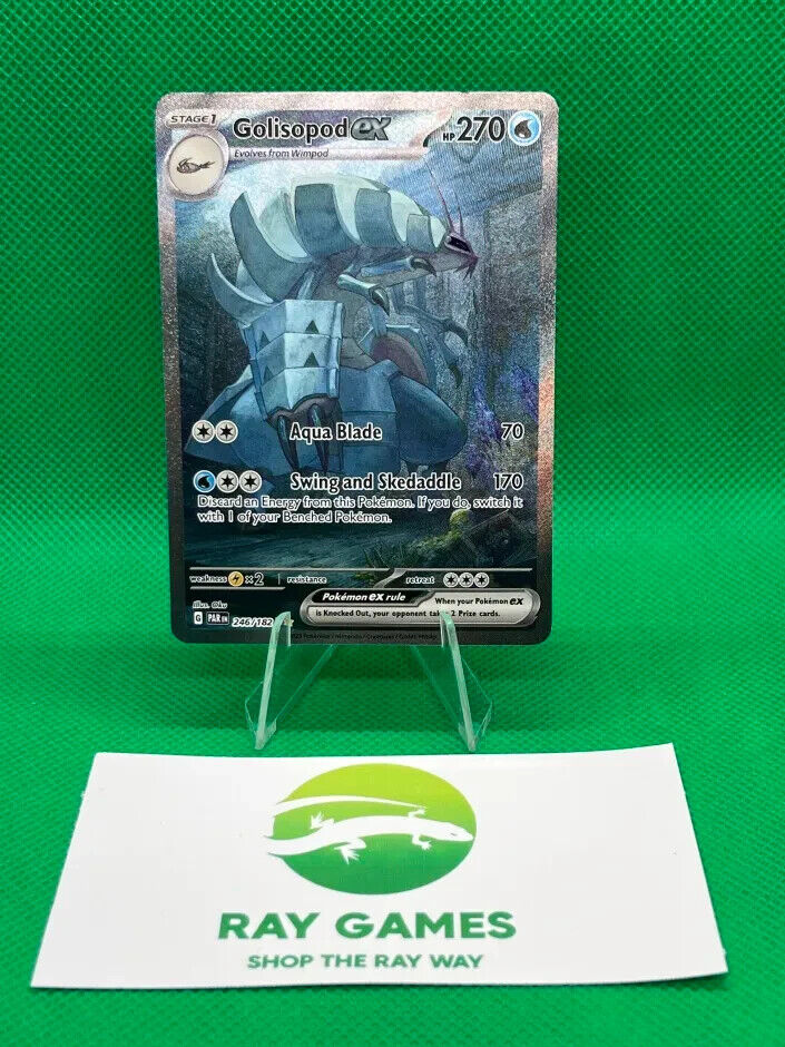 Pokémon TCG Golisopod 246/182 Paradox Rift Special Illustration Rare NM-