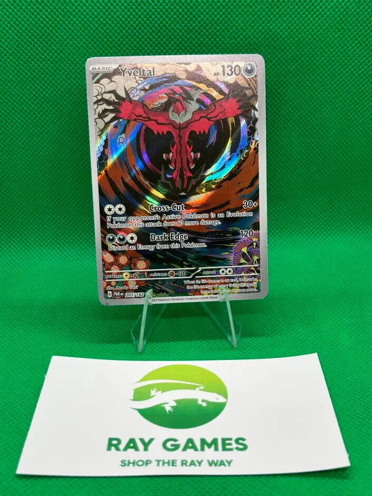 Pokémon TCG Yveltal 205/182 Paradox Rift Holo Illustration Rare MP