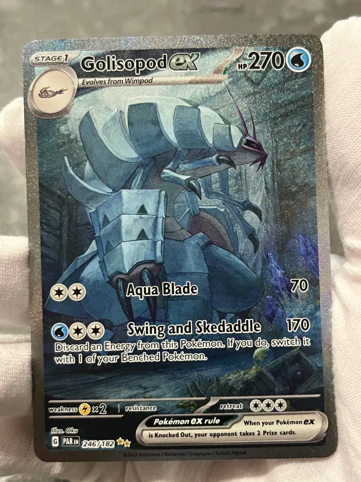 Pokémon TCG Golisopod 246/182 Paradox Rift Special Illustration Rare NM-